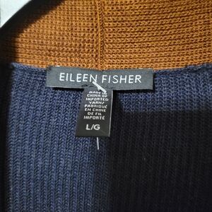 NEW EILEEN FISHER Long Tencel/silk Cardigan